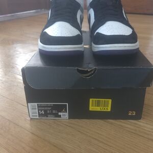 Jordan 1 Mid SE in Purple and Black